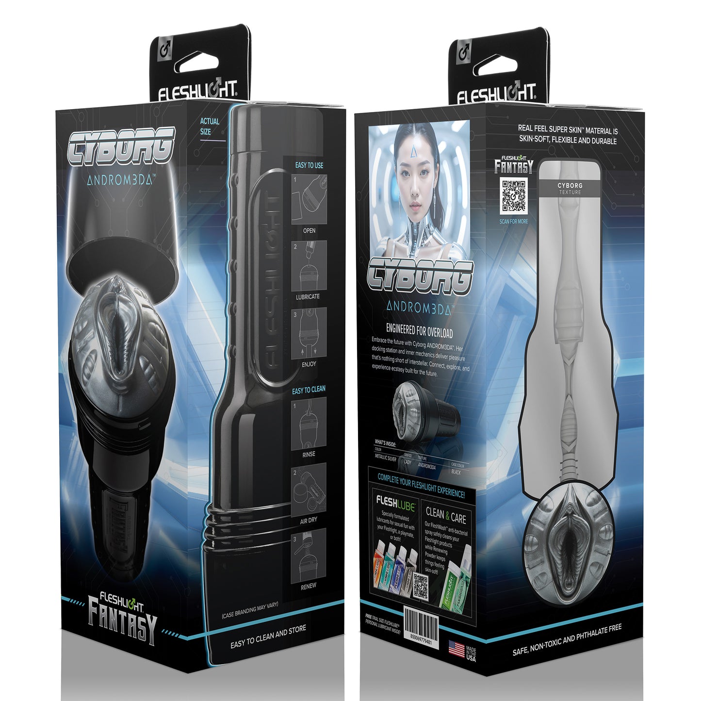 Fleshlight de fantasía cyborg