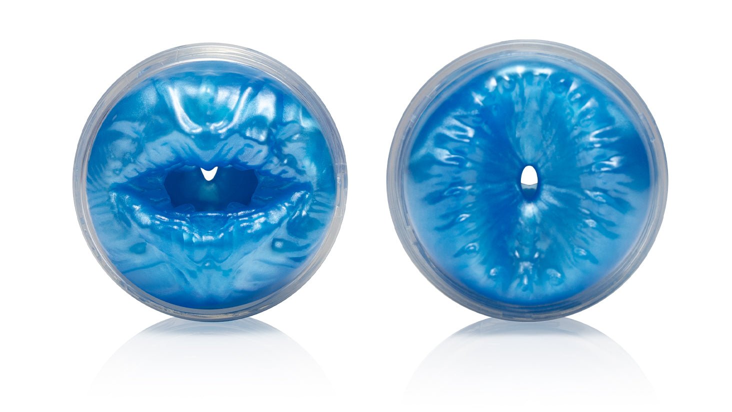 Quickshot Alien Butt/Mouth - Metallic Blue - Fleshlight